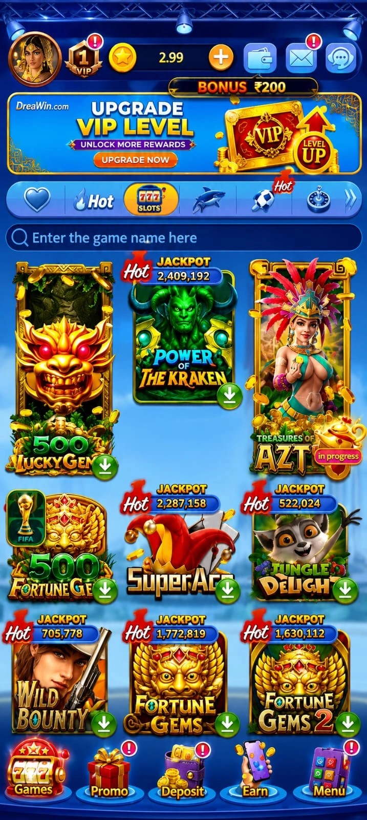 Diwa Top App Interface 2